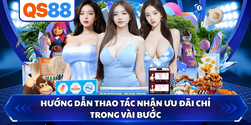 Hướng dẫn thao tác nhận ưu đãi chỉ trong vài bước 